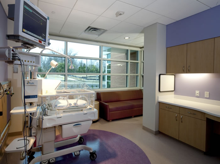 Neonatal Intensive Care Unit (NICU) at the Women's & Children's Pavilion