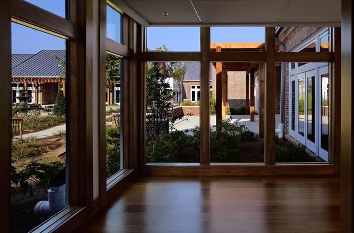 Hospice Courtyard View