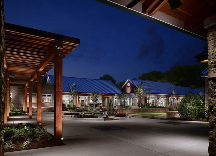Hospice Residence Courtyard