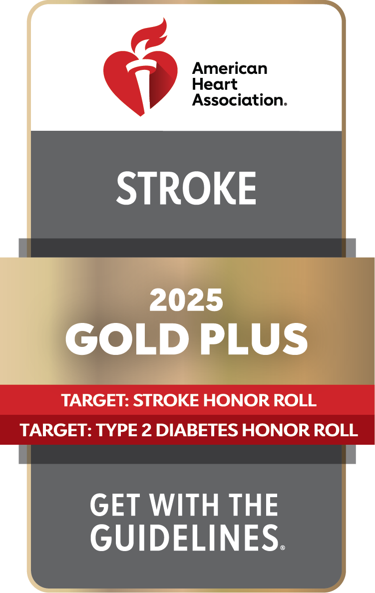 North American Heart Association Gold Plus Stroke Award
