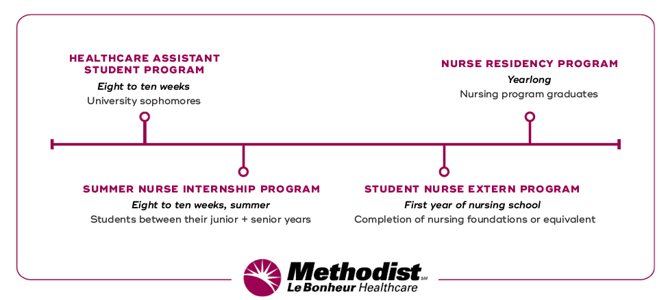 Student Nurse Program Pathway Chart